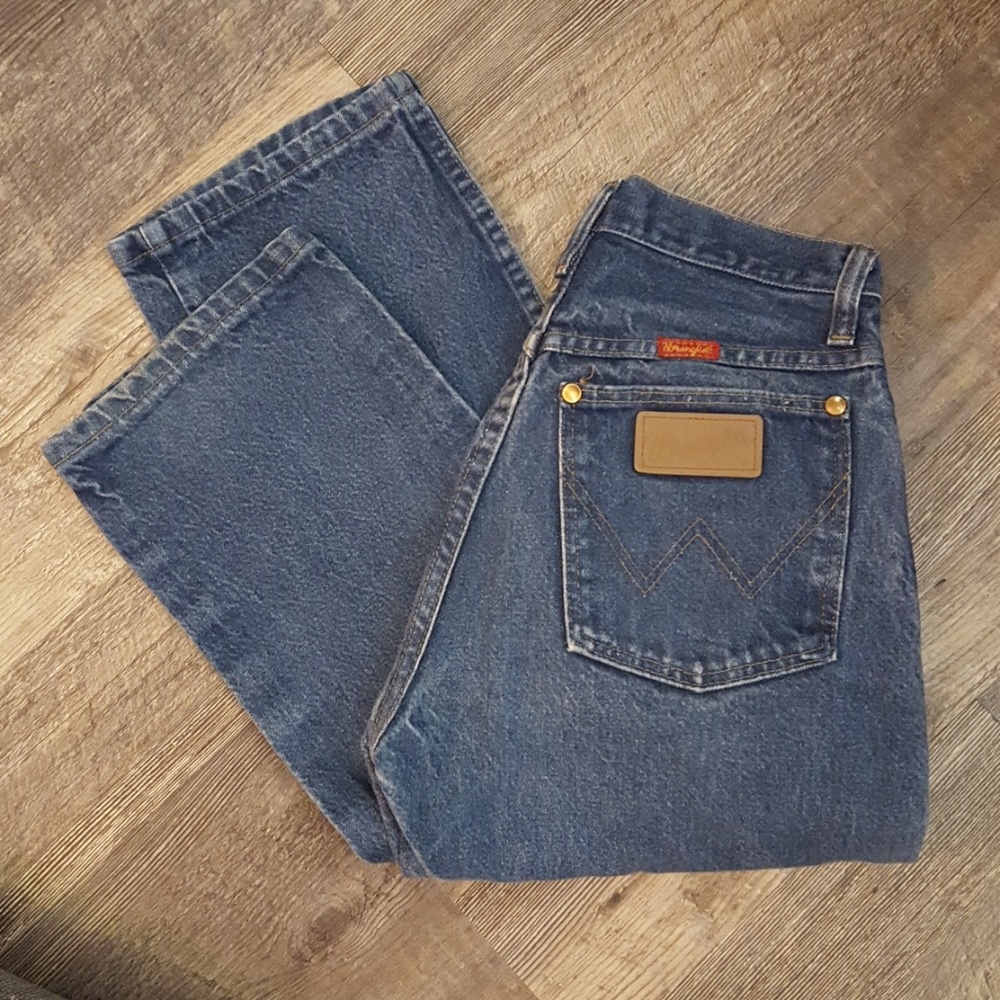 Wrangler jeans, 3 x 34, high waist, bootcut